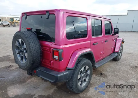 2022 Jeep Wrangler Unlimited Sahara 4X4 z USA, uszkodzony, nr VIN 1C4HJXEN6NW151362